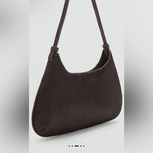 Mango Dark Brown Shoulder Bag